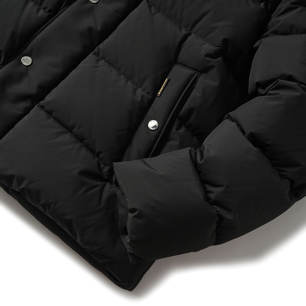 MOORER ムーレー JESSE-STP ジェシー ポリエステル ボンバージャケット型 ダウンブルゾン BLACK