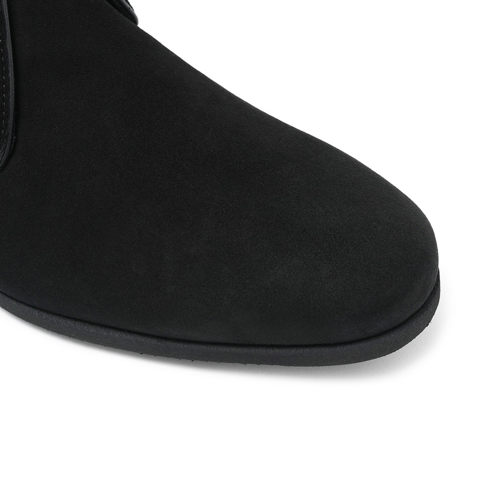 FERRANTE フェランテ WIND CAMOSCIO Gumlite スエード チャッカブーツ BLACK