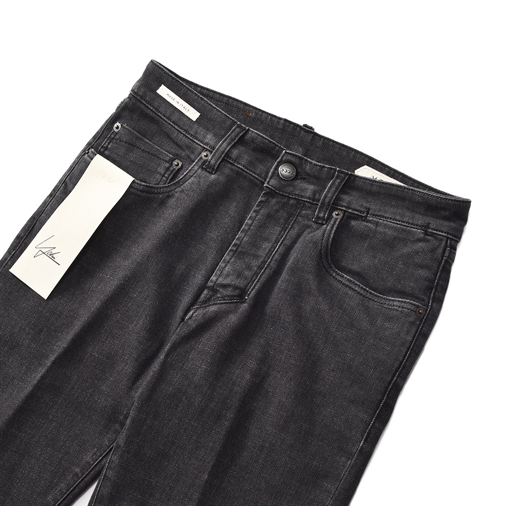 YCHAI イカイ PANATELA パナテラ ウォッシュド ブラック スキニー ストレッチデニム パンツ YPU001/2DS0017BJ BLACK