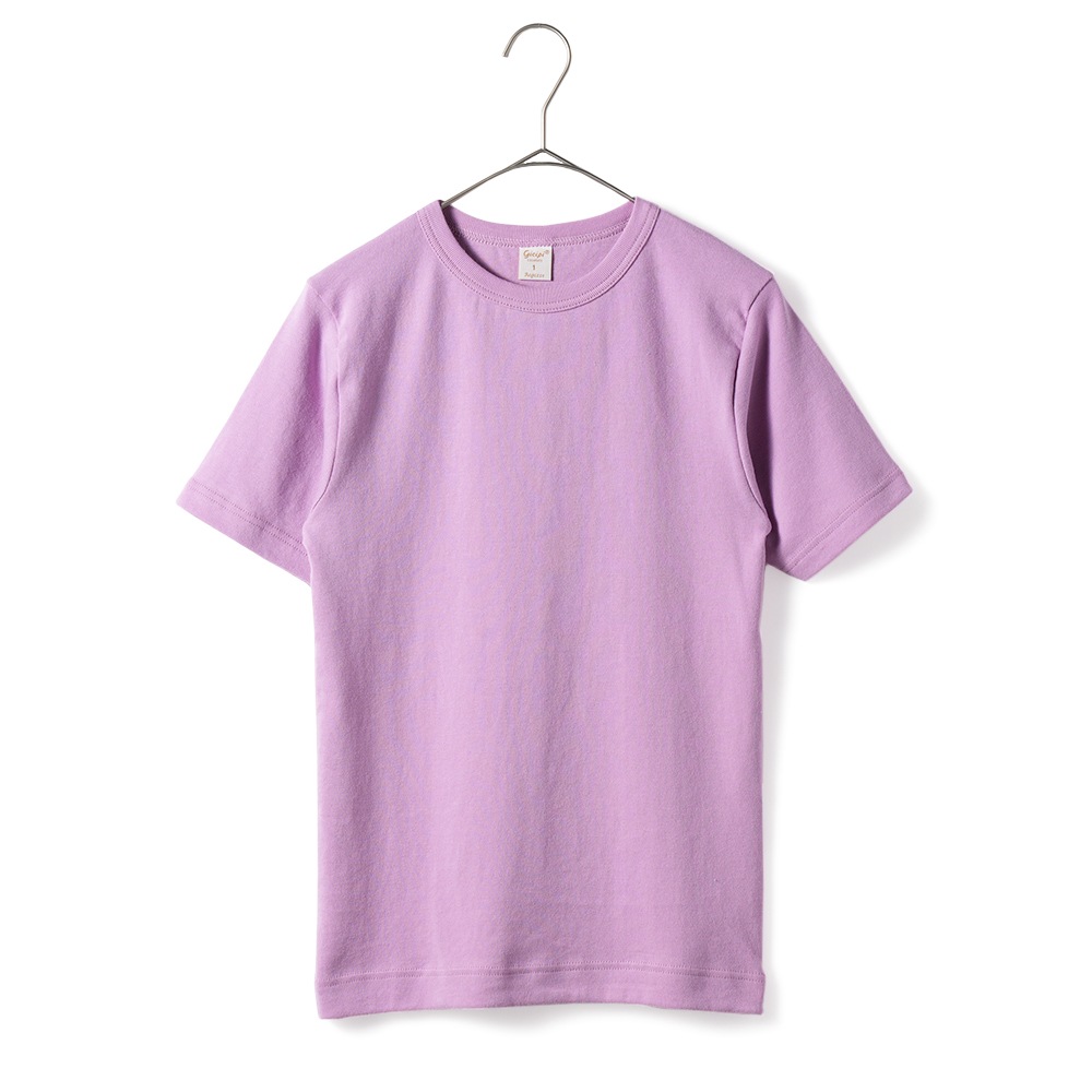 GICIPI ジチピ 2412P CRISTALLO COSTINA 1x1 クリスターッロ コスティーナ ウノ・ペル・ウノ フライス編み クルーネック Tシャツ LAVENDER