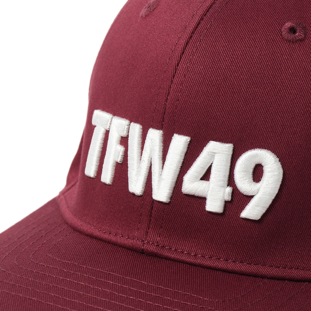 TFW49 ティーエフダブリュー49 TFW49 6P CAP TFW49 6パネル キャップ T132410007 BURGUNDY