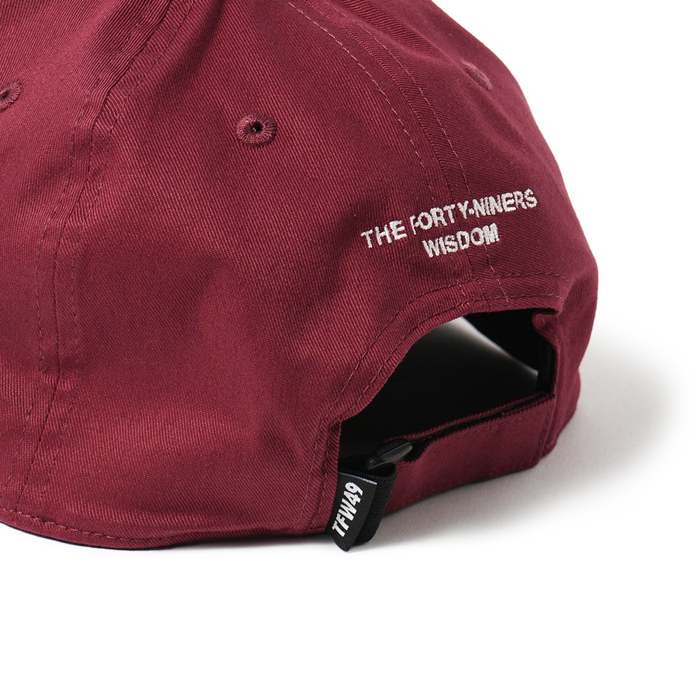 TFW49 ティーエフダブリュー49 TFW49 6P CAP TFW49 6パネル キャップ T132410007 BURGUNDY