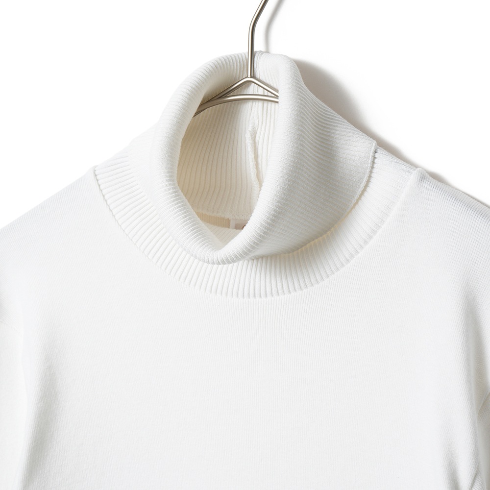 GICIPI ジチピ 2514A ANANAS Cotone Soft アナナス タートルネック ジャストフィット ニットソー Bianco