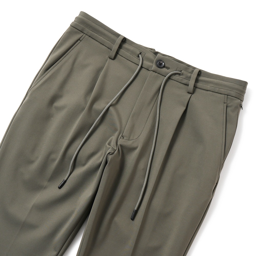 junhashimoto ジュンハシモト 1_TUCK EASY SLIM 1タックイージースリムパンツ 1072620052 KHAKI