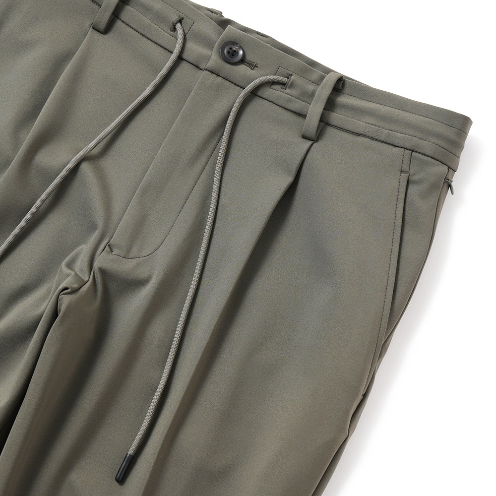 junhashimoto ジュンハシモト 1_TUCK EASY SLIM 1タックイージースリムパンツ 1072620052 KHAKI