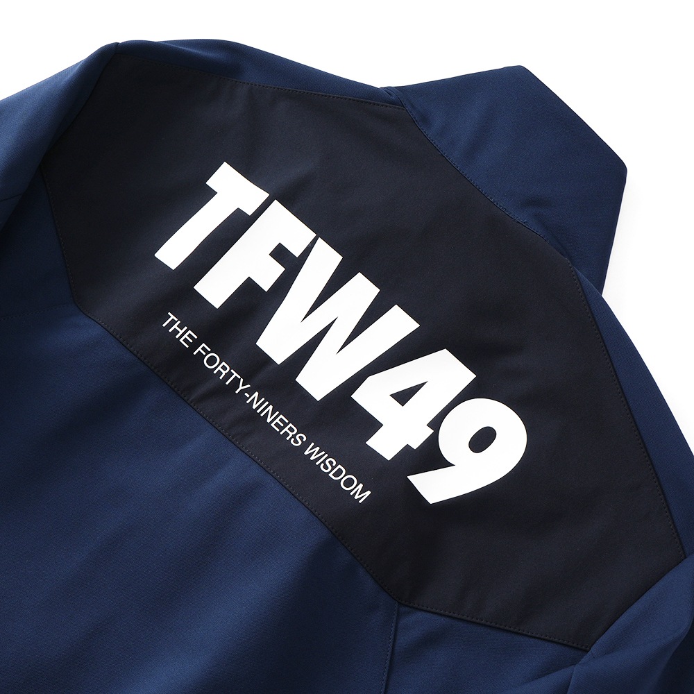 TFW49 ジャケット L ネイビー TFW49 - COMBINATION HOODED JACKET / バックロゴ コンビネーション