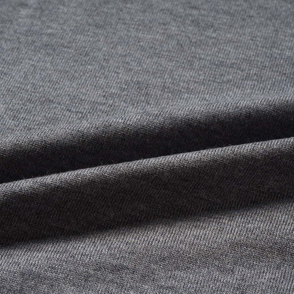 GRANSASSO グランサッソ メリノウール ニット モックネック ロングスリーブ 55108/14290 GRAY