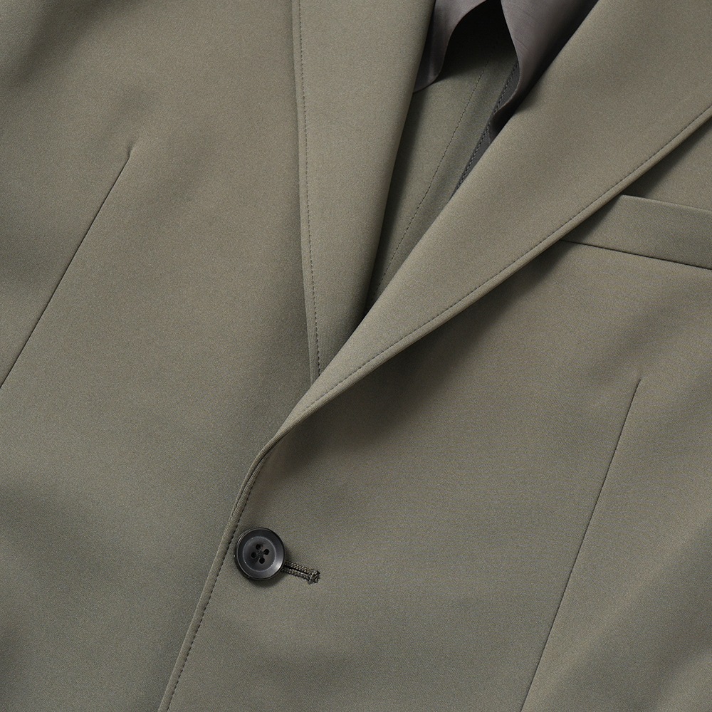 junhashimoto ジュンハシモト NOTCHED LAPEL 2B JACKET ノッチドラペル 2Bジャケット 1032620002 KHAKI