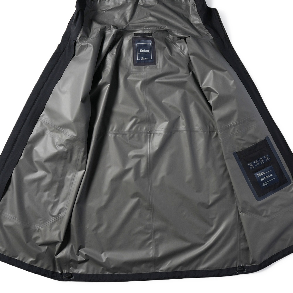 HERNO Laminar ヘルノ ラミナー ゴアテックス パックライト フーデッドコート PA00034UL/11101 BLACK