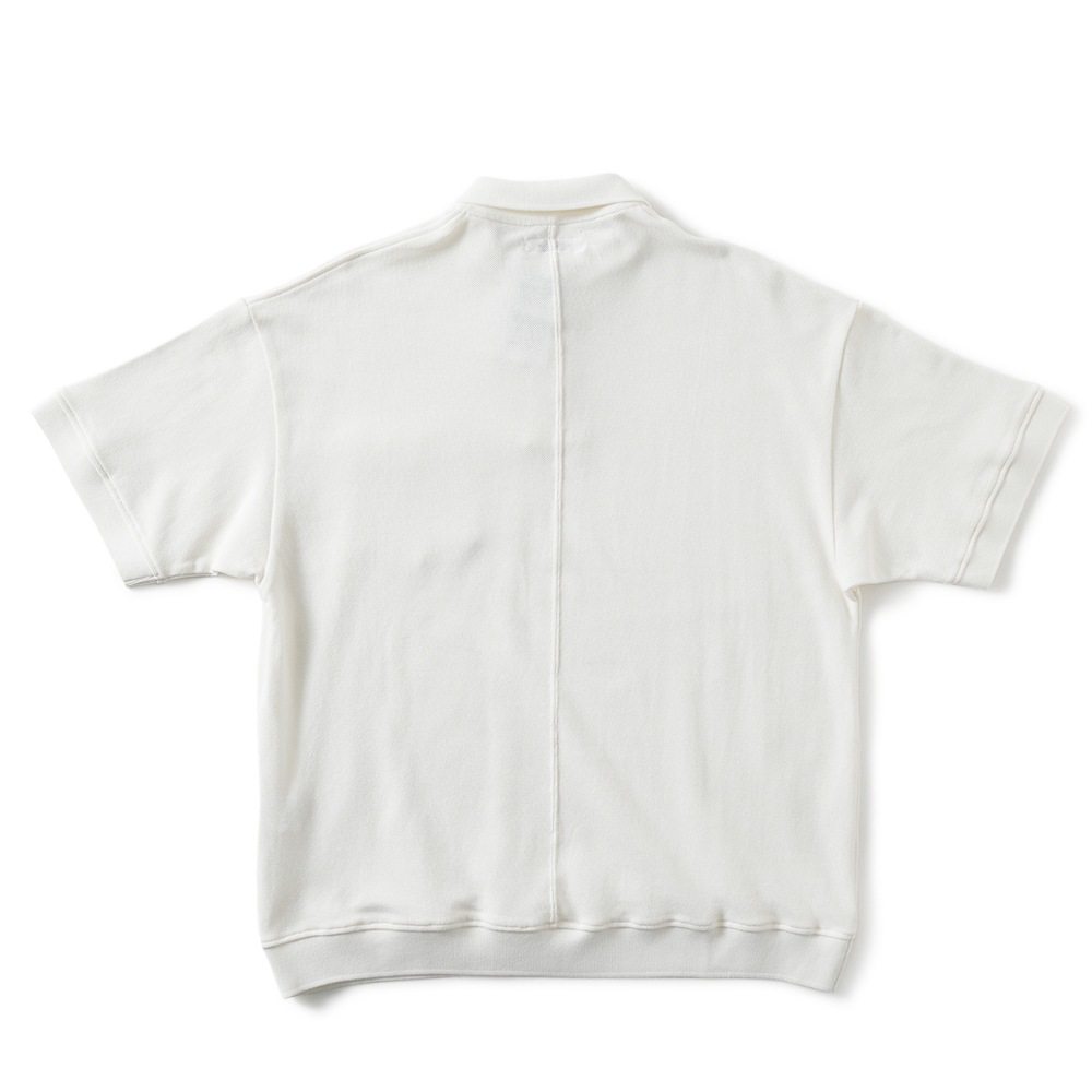 HOLLYWOOD RANCH MARKET ハリウッドランチマーケット ポケット カノコ ポロシャツ 1015889 WHITE