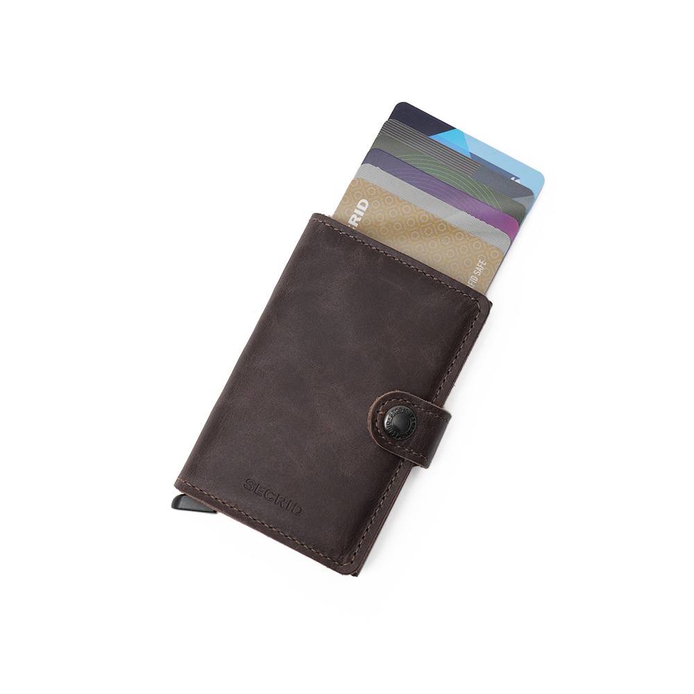 SECRID セクリッド MINIWALLET VINTAGE ミニウォレット CHOCOLATE