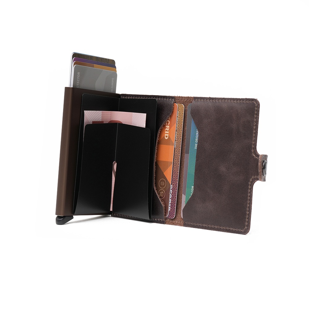 SECRID セクリッド MINIWALLET VINTAGE ミニウォレット CHOCOLATE