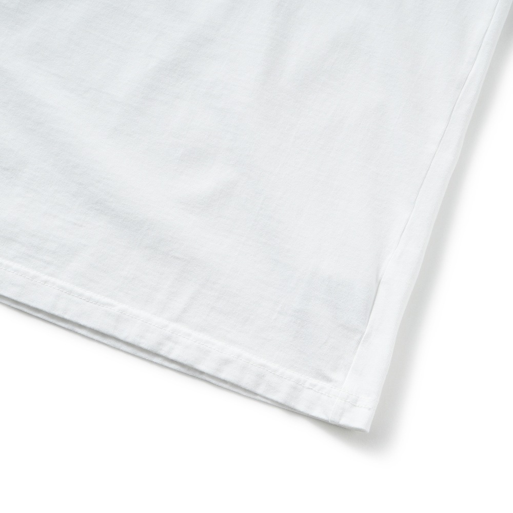 BLUE BLUE ブルーブルー フロッキー SQUARE B Tシャツ 1011136 WHITE