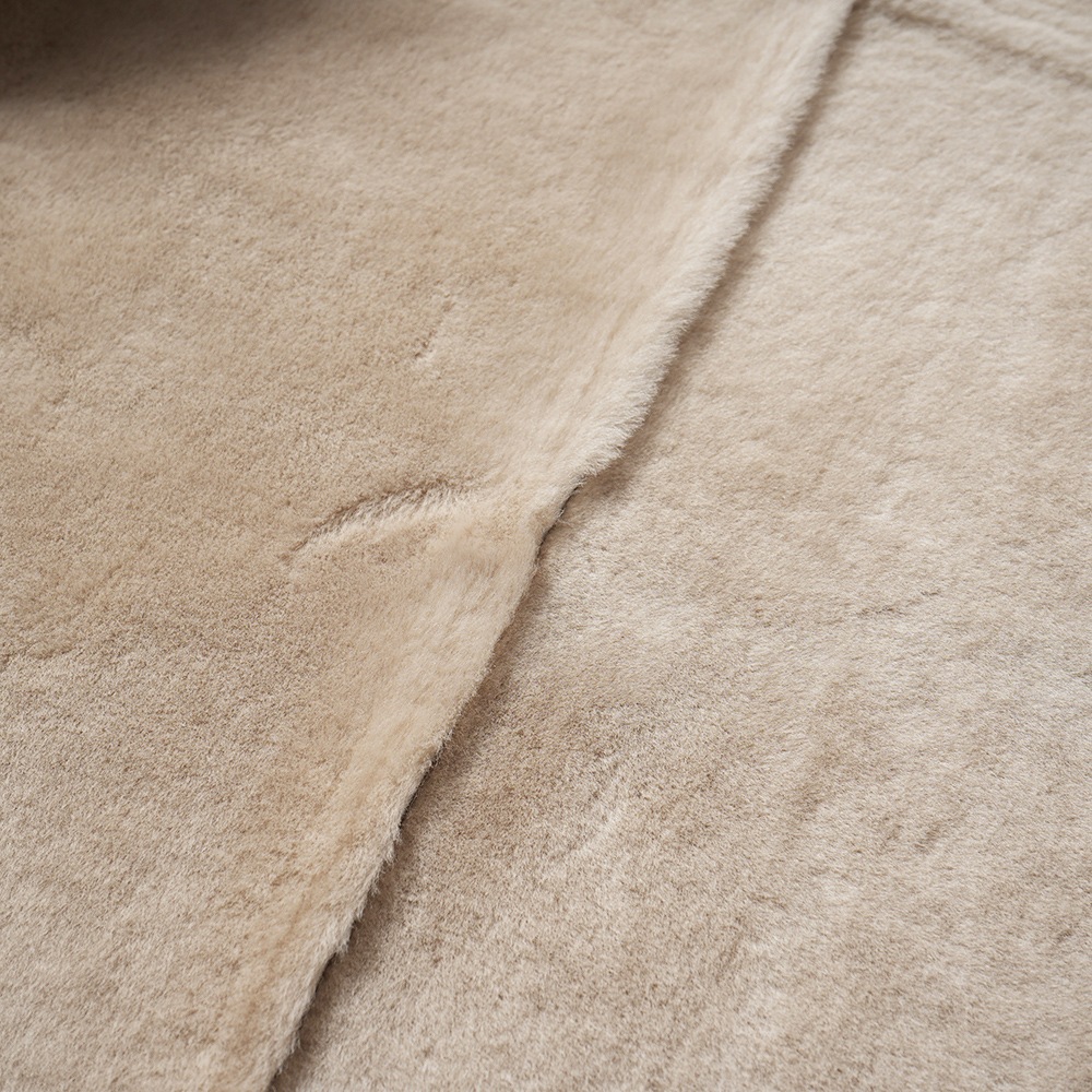 EMMETI エンメティ WALLAS SP MOUTON ウォーラス スペシャルムートン フーデッドブルゾン BEIGE