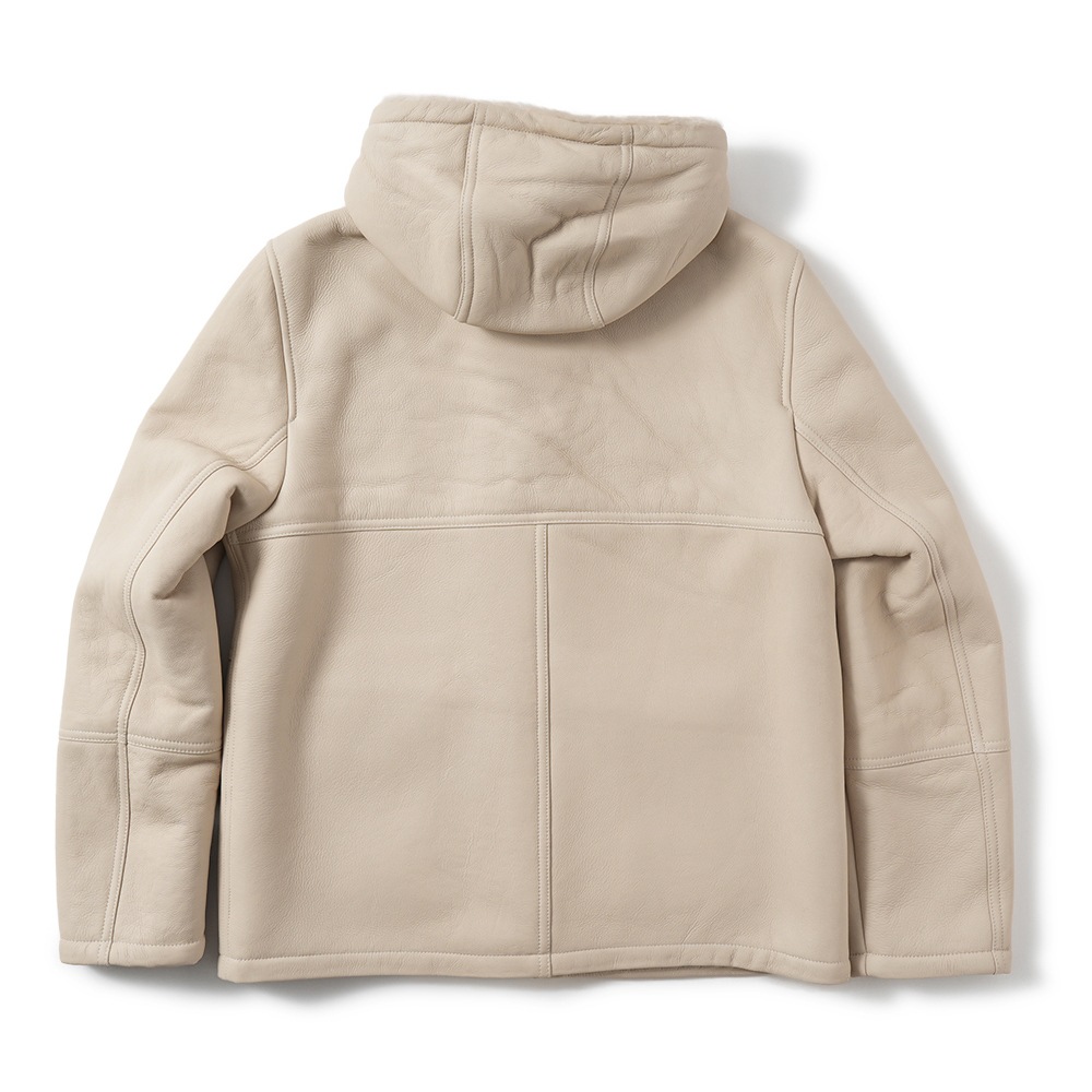 EMMETI エンメティ WALLAS SP MOUTON ウォーラス スペシャルムートン フーデッドブルゾン BEIGE