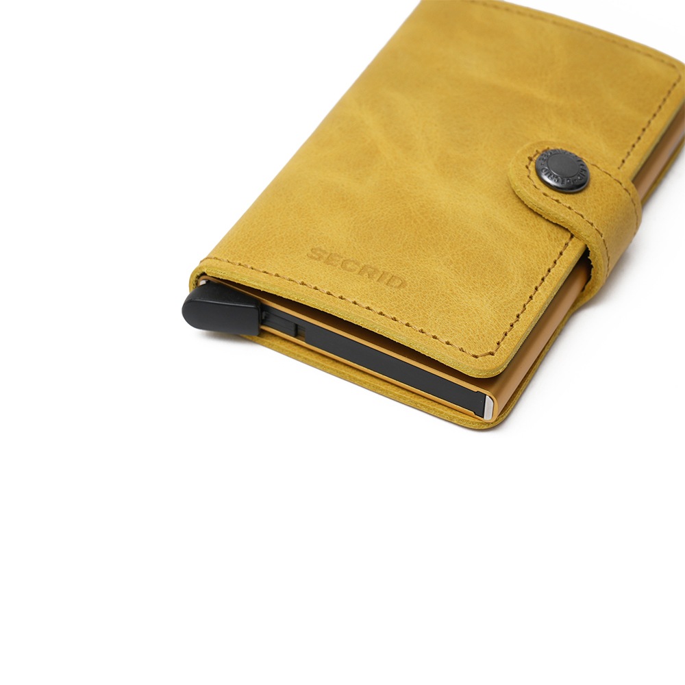 SECRID セクリッド MINIWALLET VINTAGE ミニウォレット YELLOW