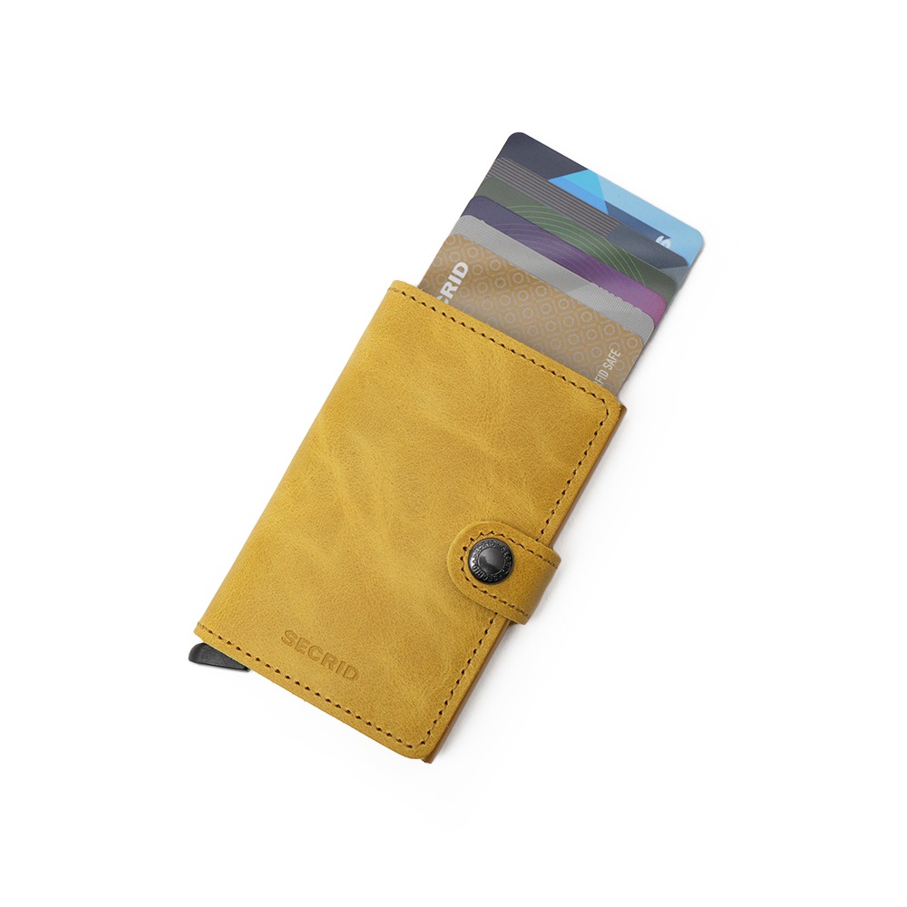 SECRID セクリッド MINIWALLET VINTAGE ミニウォレット YELLOW