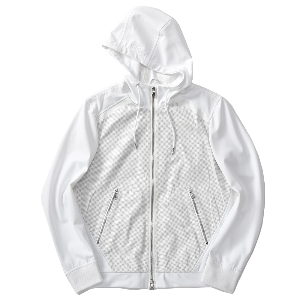 エンメティ PETER 白 52 EMMETI レザー パーカー L　XL エンメティ PETER 白 52 EMMETI レザー パーカー L XL EMMETI