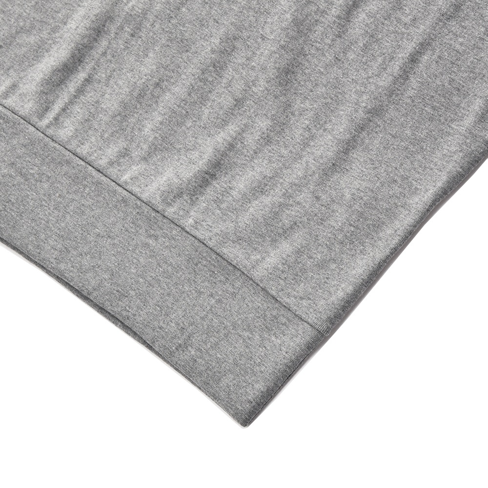 GICIPI ジチピ 2301P TONNO トーンノ フライス編み クルーネックリラックスフィットTシャツ GRAY