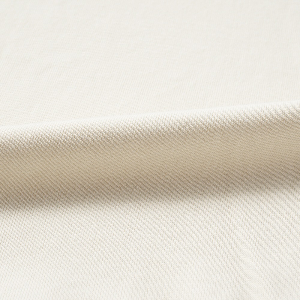 GICIPI ジチピ 2517A Tartufo PESANTE タルトゥーフォ コットン ミラノリブ ラグランスリーブ ニットソー Panna