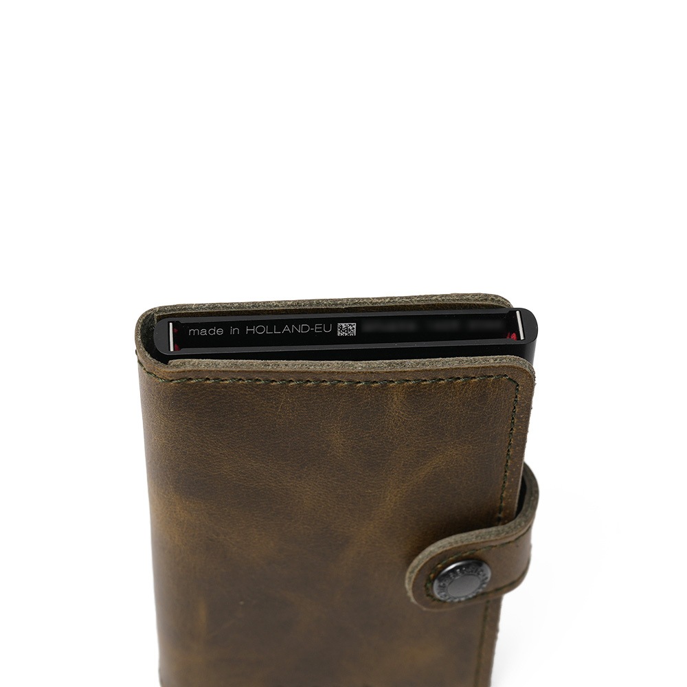SECRID セクリッド MINIWALLET VINTAGE ミニウォレット OLIVE-BLACK