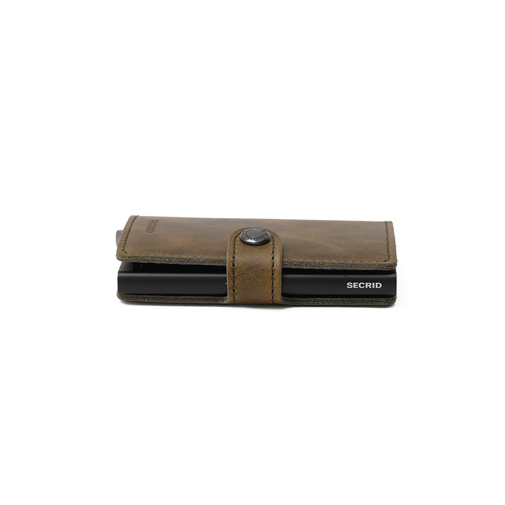 SECRID セクリッド MINIWALLET VINTAGE ミニウォレット OLIVE-BLACK