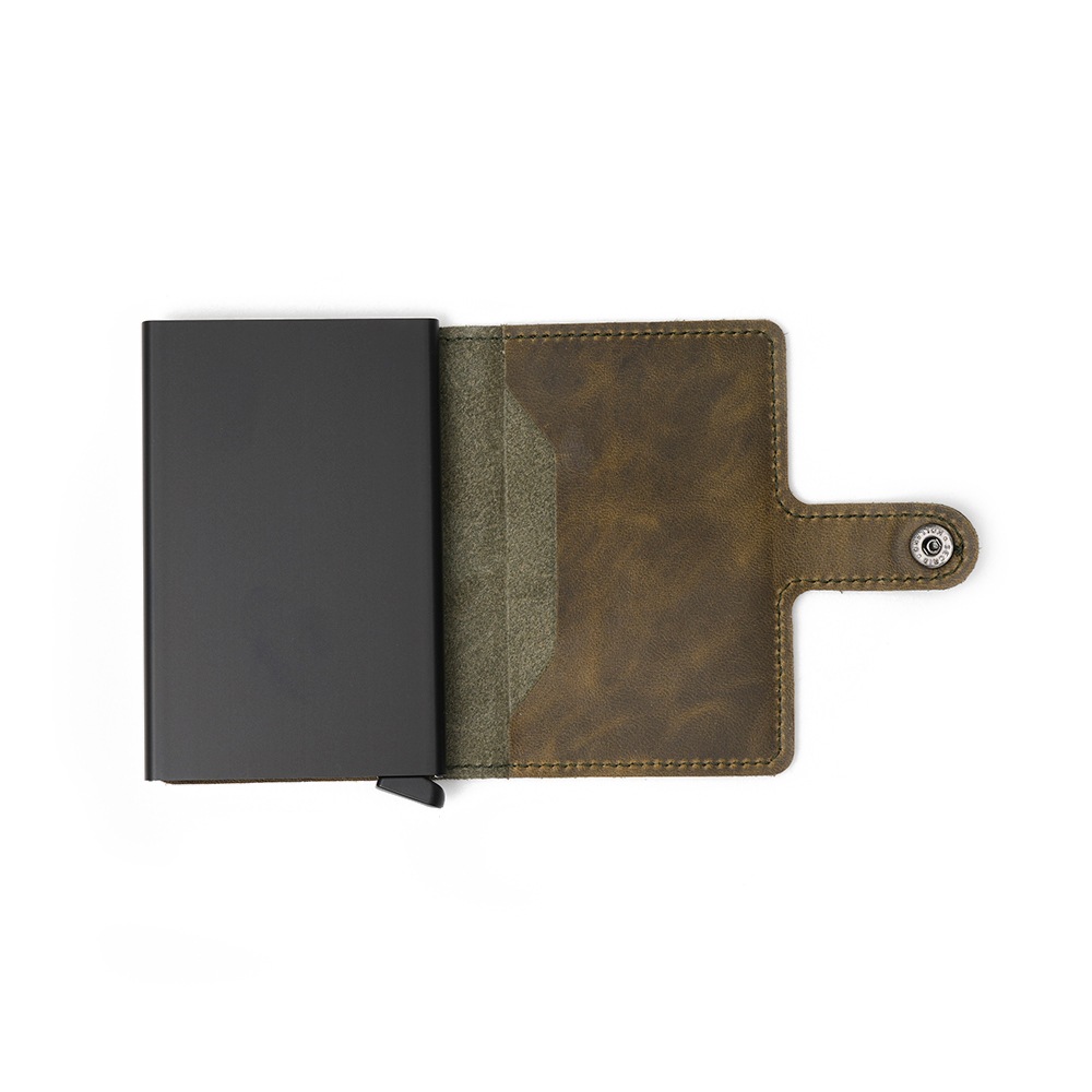 SECRID セクリッド MINIWALLET VINTAGE ミニウォレット OLIVE-BLACK
