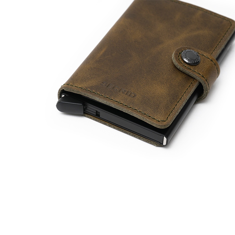 SECRID セクリッド MINIWALLET VINTAGE ミニウォレット OLIVE-BLACK