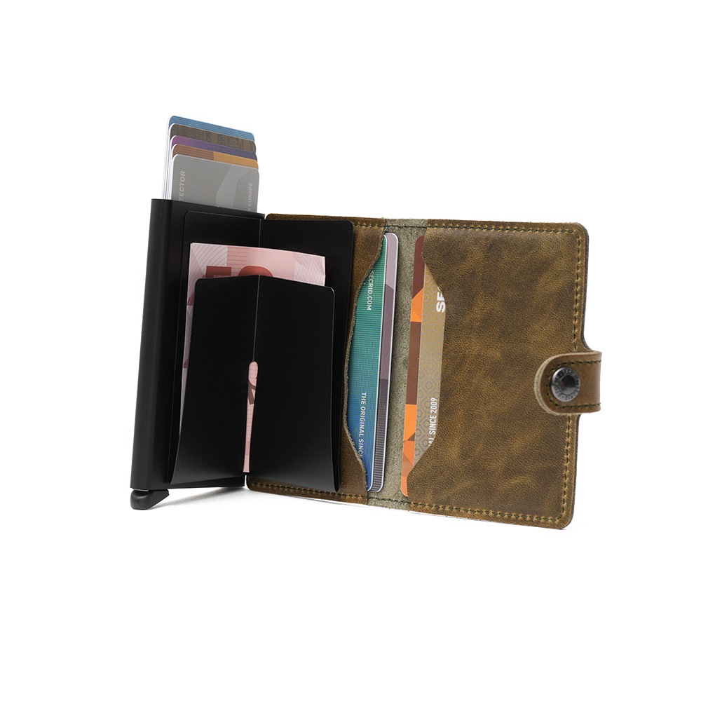 SECRID セクリッド MINIWALLET VINTAGE ミニウォレット OLIVE-BLACK
