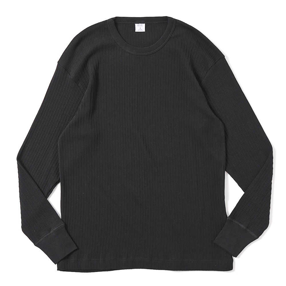 GICIPI ジチピ コットンロングスリーブTシャツ BLACK