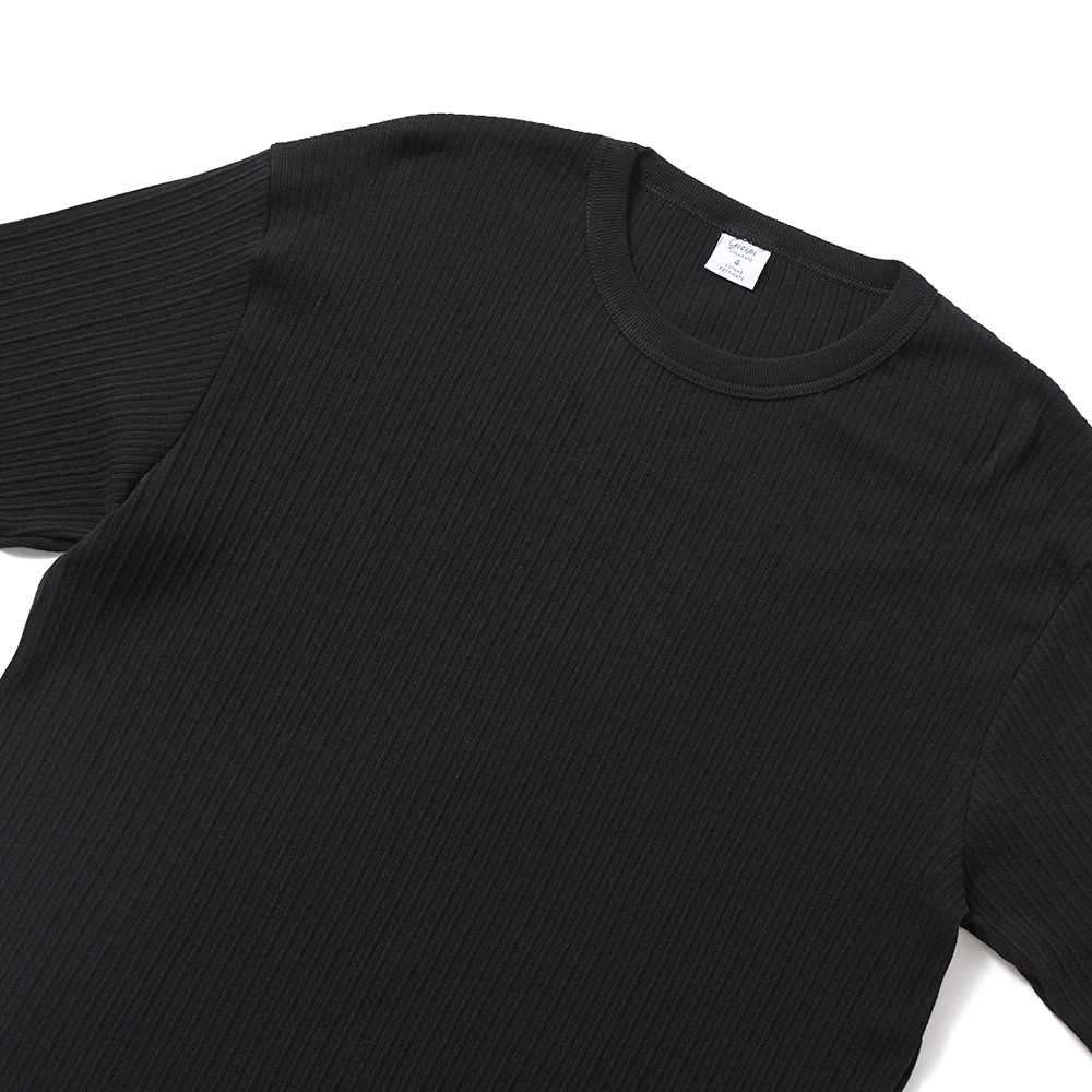 GICIPI ジチピ コットンロングスリーブTシャツ BLACK