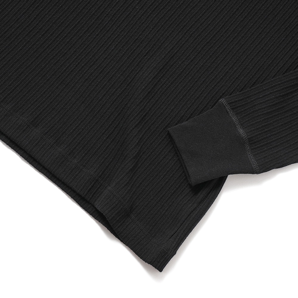 GICIPI ジチピ コットンロングスリーブTシャツ BLACK