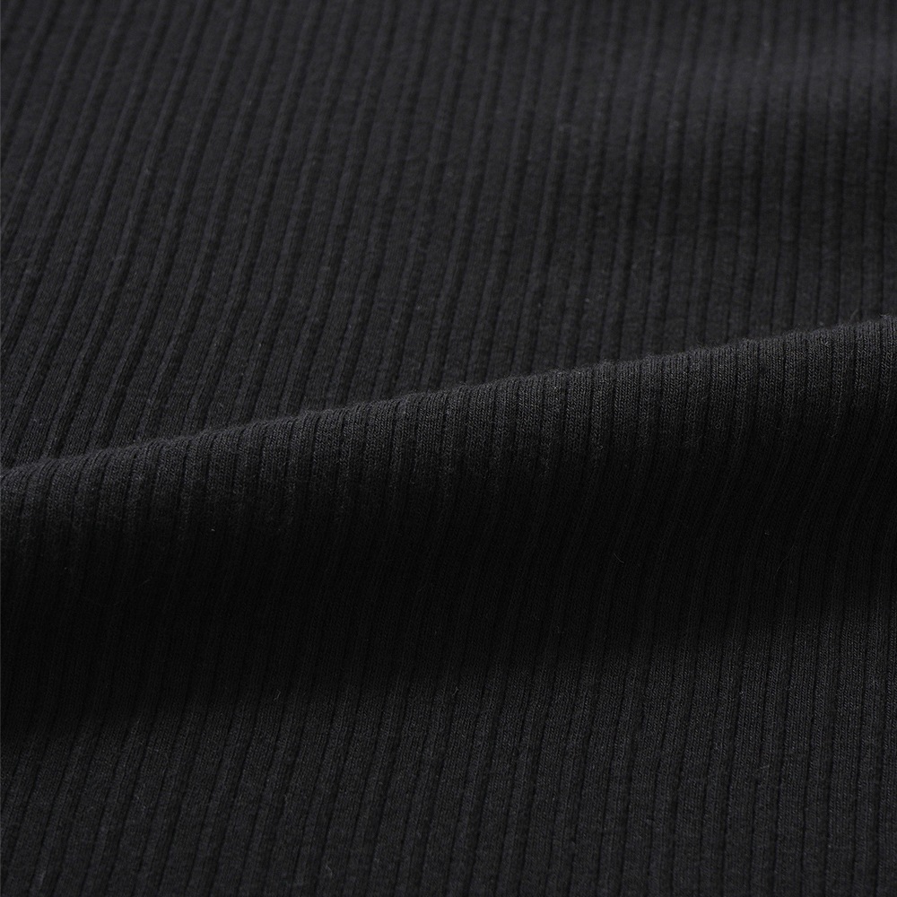 GICIPI ジチピ コットンロングスリーブTシャツ BLACK