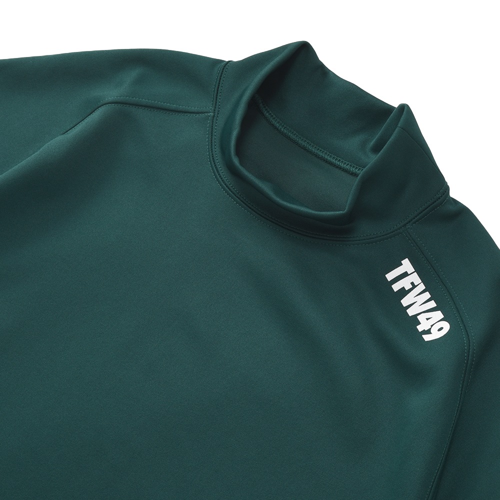 TFW49 ティーエフダブリュー49 SIDE MESH MOCK NECK サイドメッシュ モックネック T102320006 GREEN