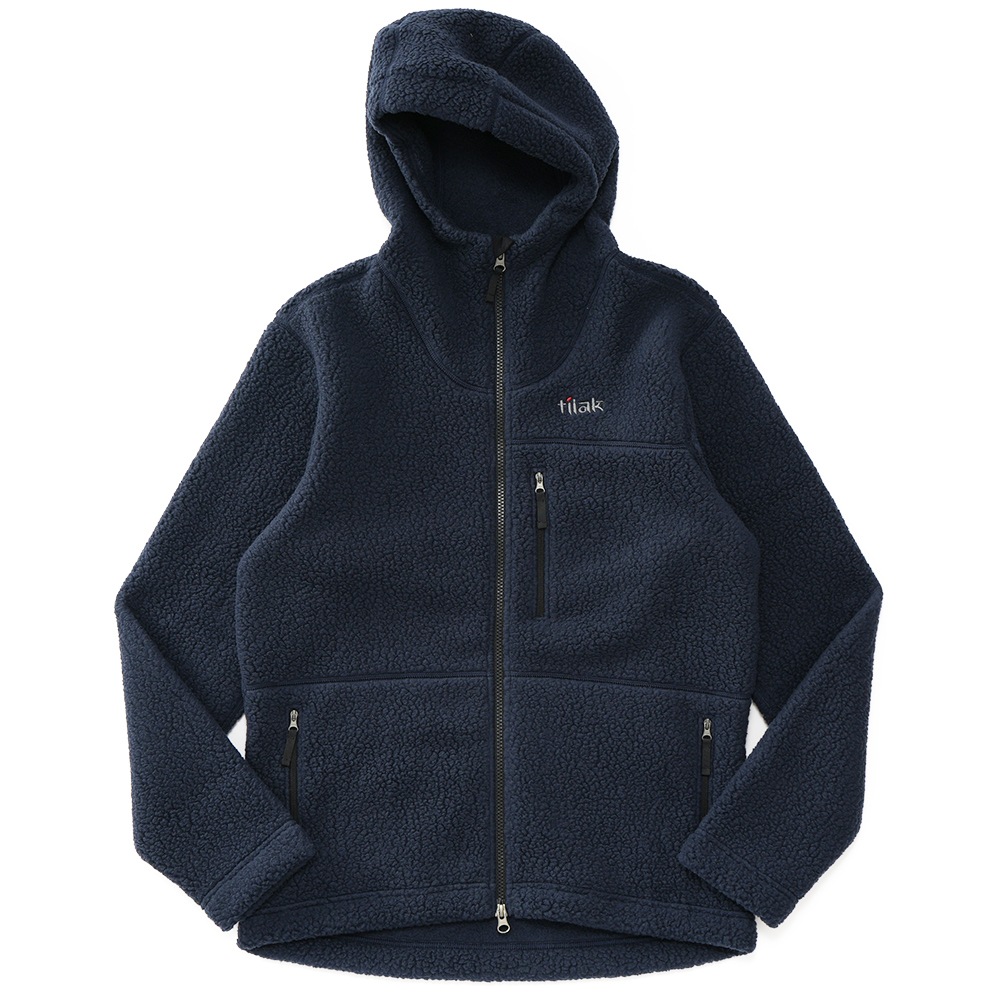 TILAK ティラック NUUK HOODIE BOA ヌークフーディー ボア NAVY 【国内 