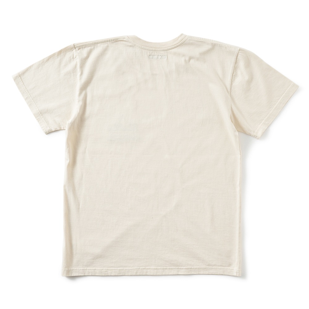 BLUE BLUE ブルーブルー トライアングル BB エンブロイダリー ショートスリーブTシャツ 1015776 NATURAL