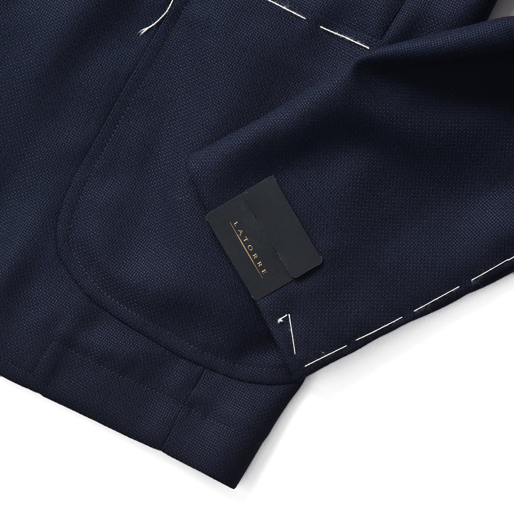 LATORRE ラトーレ DECO U70182 ウール ホップサック ライトジャケット