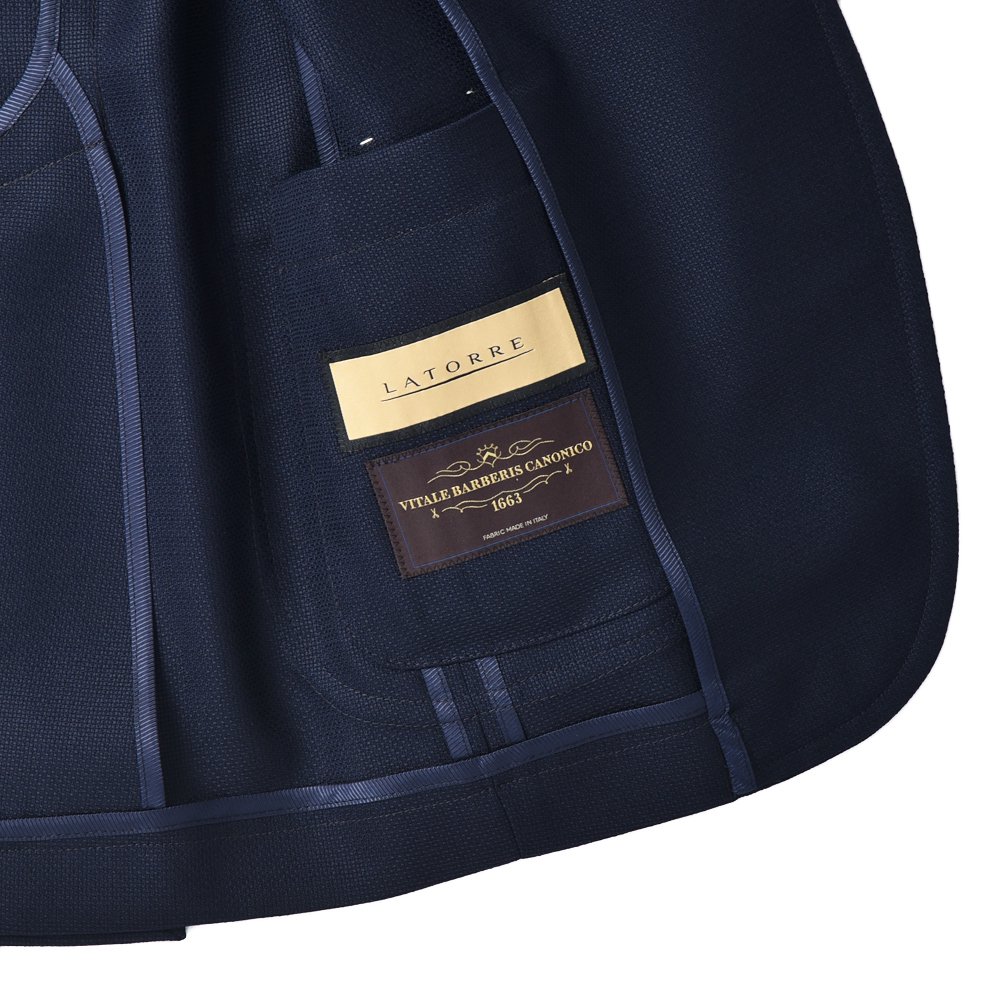 LATORRE ラトーレ DECO U70182 ウール ホップサック ライトジャケット