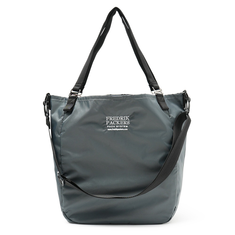 FREDRIK PACKERS フレドリックパッカーズ 210D MISSION TOTE S  ミッショントート S CHARCOAL