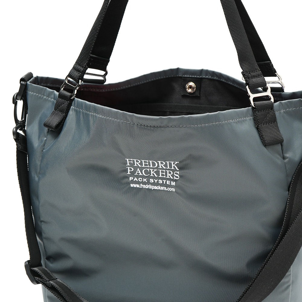 FREDRIK PACKERS フレドリックパッカーズ 210D MISSION TOTE S  ミッショントート S CHARCOAL
