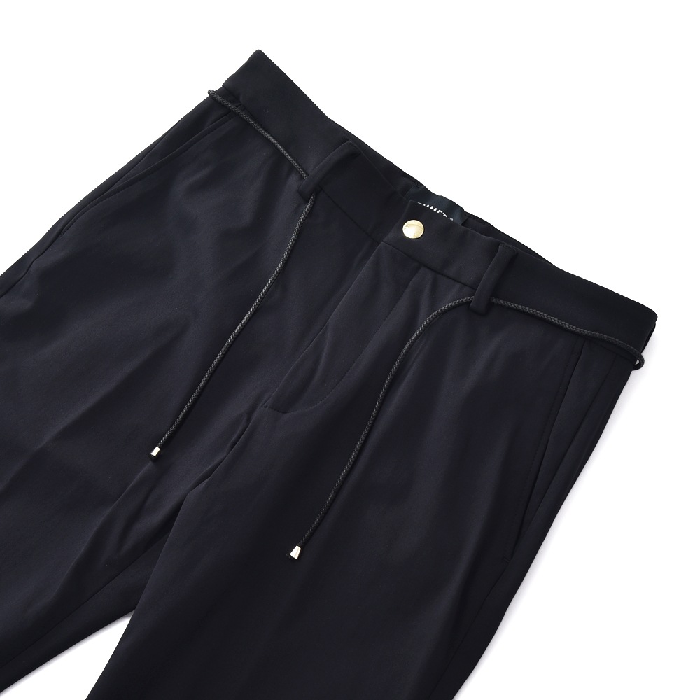 EMMETI エンメティ PANT 2 GOLD JERSEY ジャージ リブパンツ BLACK 