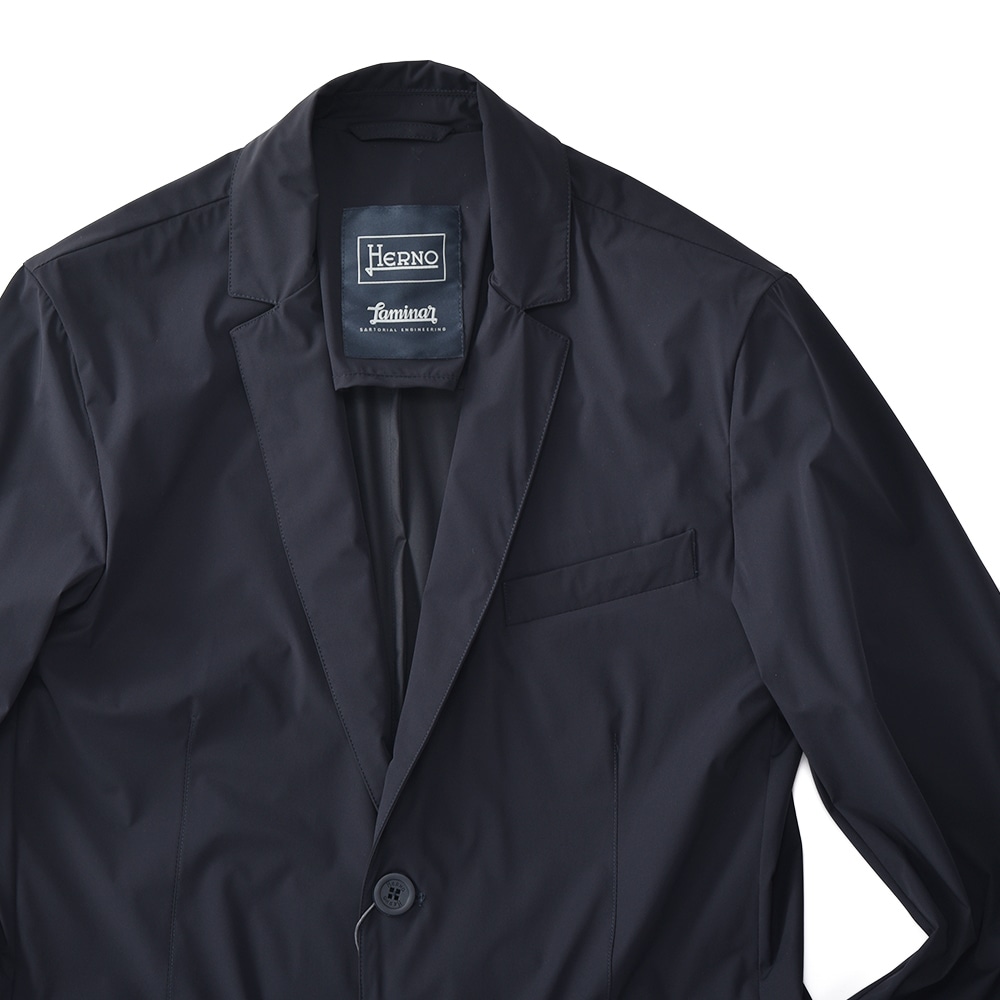 HERNO Laminar ヘルノ ラミナー ストレッチナイロン 2B ジャケット GA00021UL/12803 NAVY 【国内正規品 ...