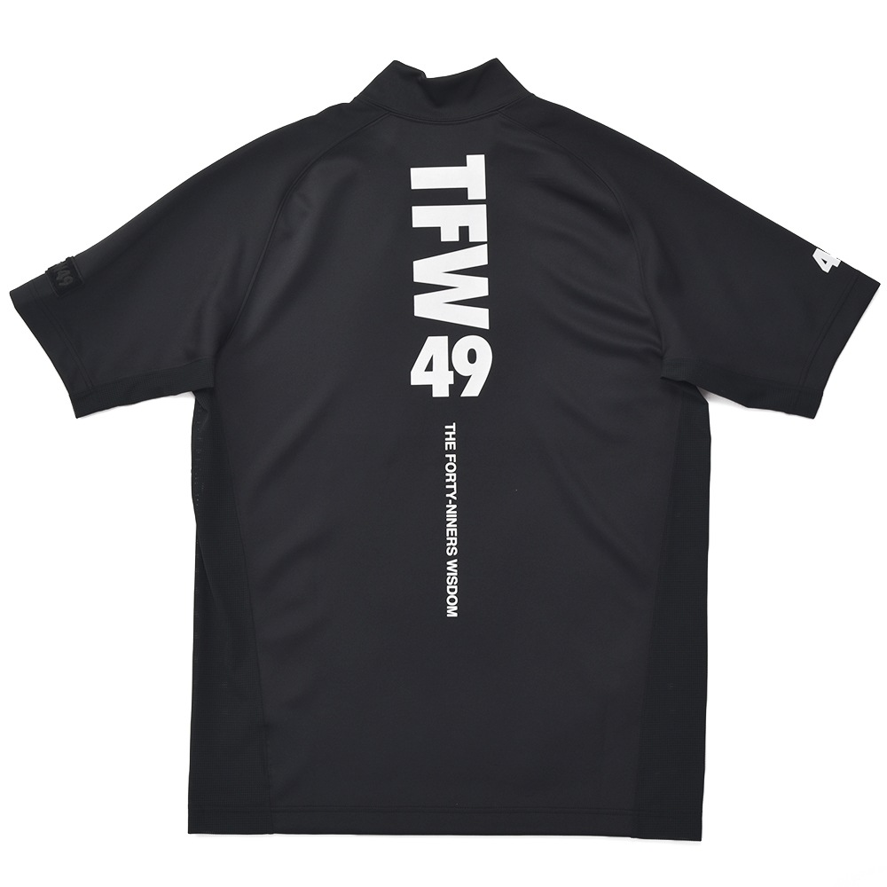 TFW49】SIDE MESH MOCK NECK T102320006