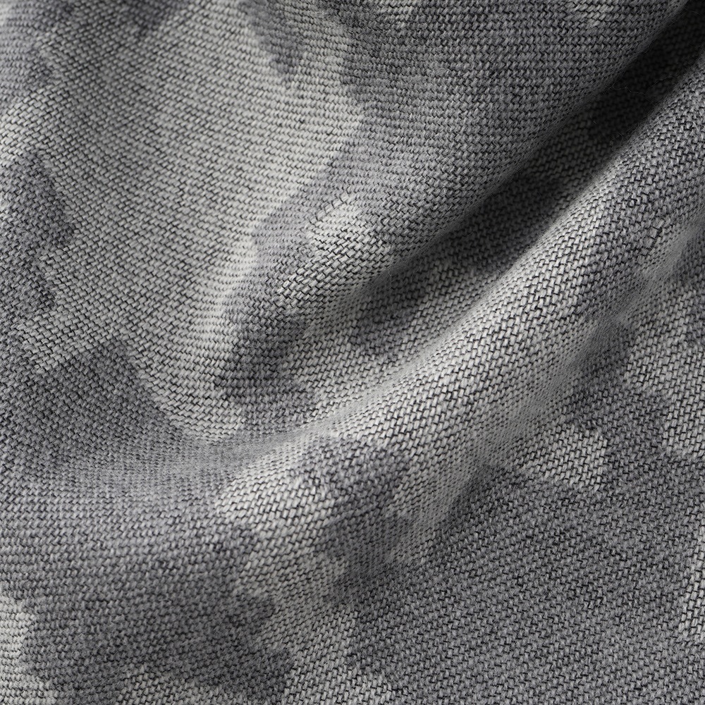 GIERRE ジエレ SC232908 ウール ジャガード ハウンドトゥース ストール GRAY