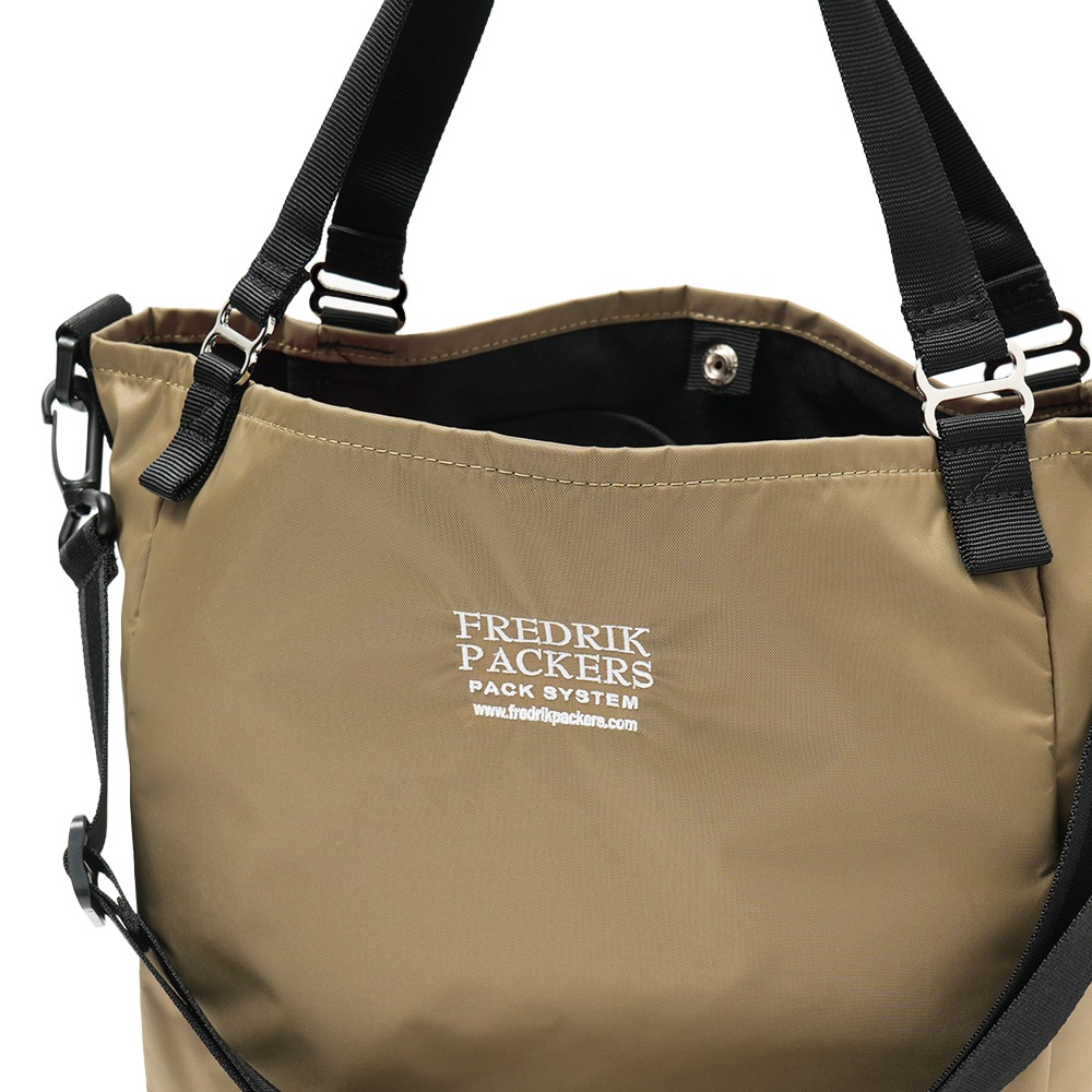 FREDRIK PACKERS フレドリックパッカーズ 210D MISSION TOTE S  ミッショントート S KHAKI