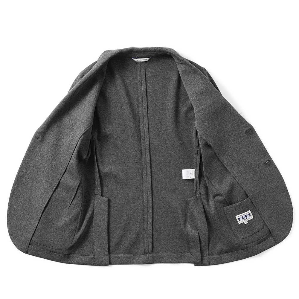 giab's ARCHIVIO ジャブスアルキヴィオ STROZZI/L A5743 ストロッツィ ピケジャージー 2B ジャケット C.GRAY