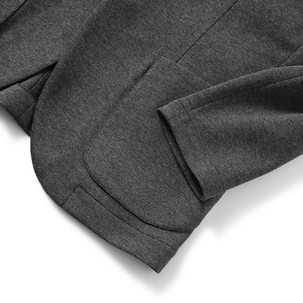 giab's ARCHIVIO ジャブスアルキヴィオ STROZZI/L A5743 ストロッツィ ピケジャージー 2B ジャケット C.GRAY