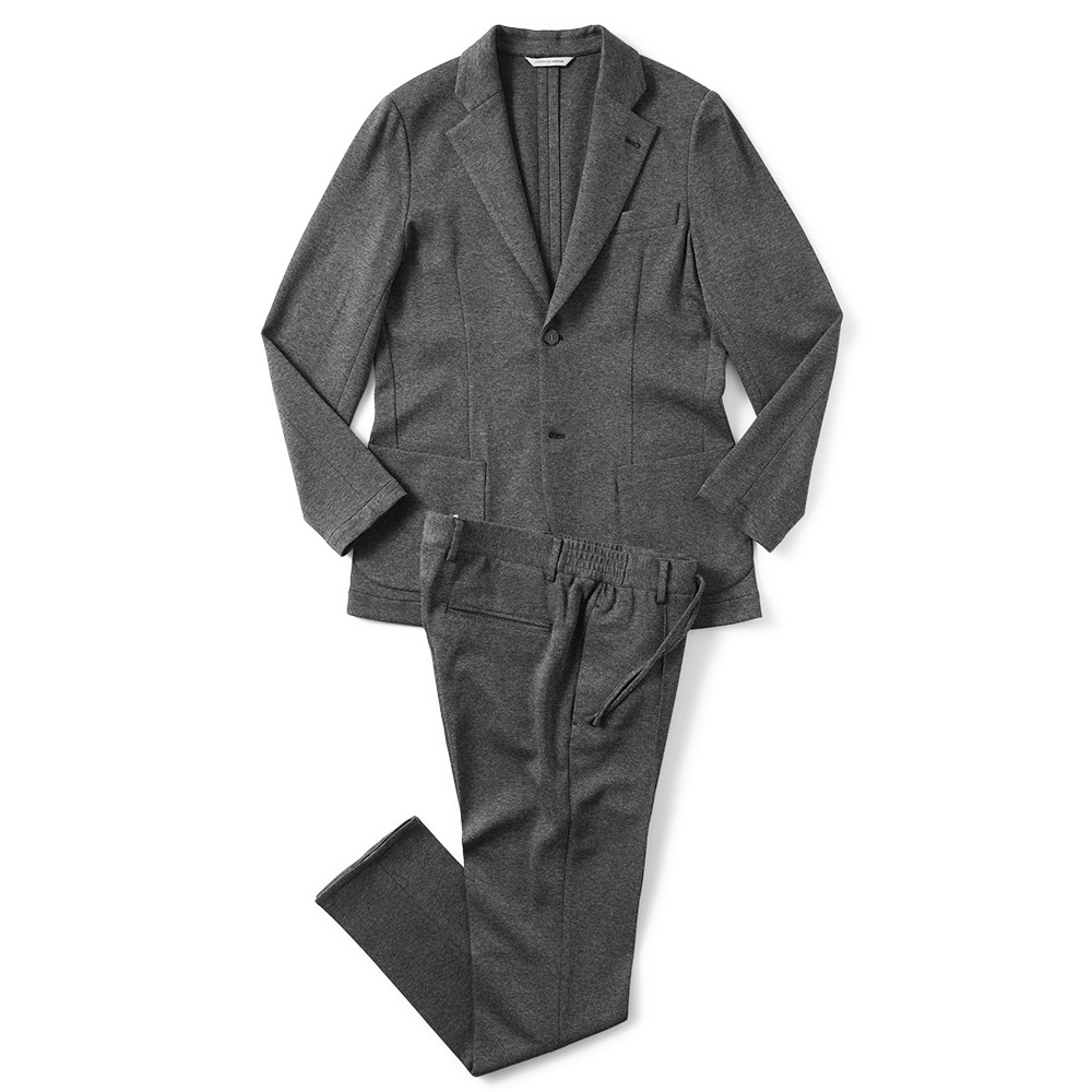 giab's ARCHIVIO ジャブスアルキヴィオ STROZZI/L A5743 ストロッツィ ピケジャージー 2B ジャケット C.GRAY