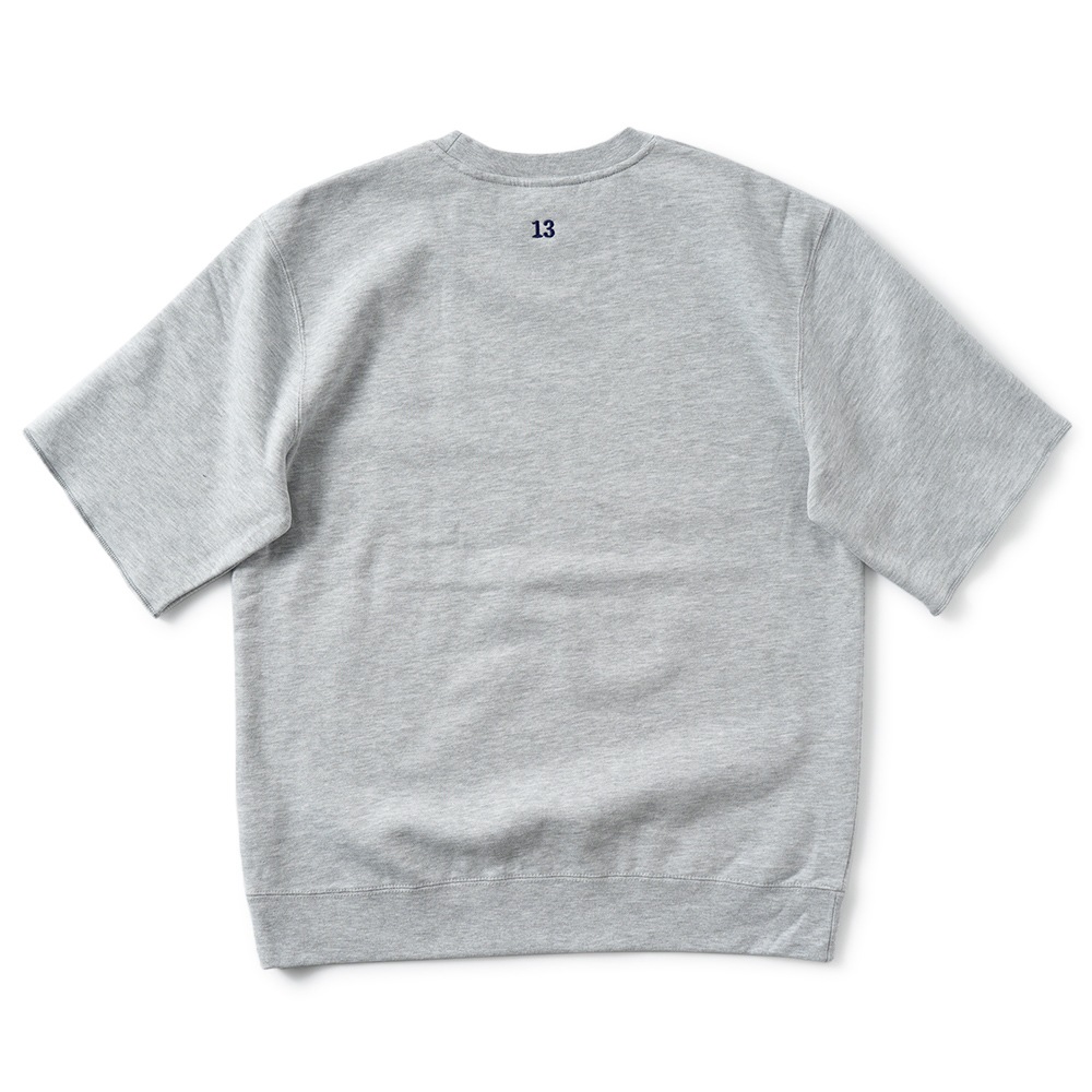 HIGH! STANDARD ハイ!スタンダード 13 STANDARD SERVICE 8.5oz クルー ショートスリーブスウェット 1015267 GREY