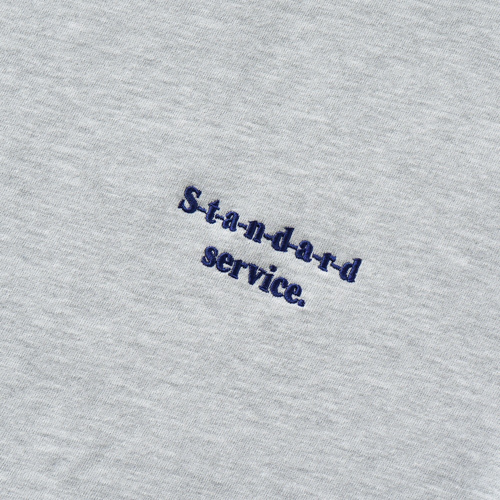 HIGH! STANDARD ハイ!スタンダード 13 STANDARD SERVICE 8.5oz クルー ショートスリーブスウェット 1015267 GREY